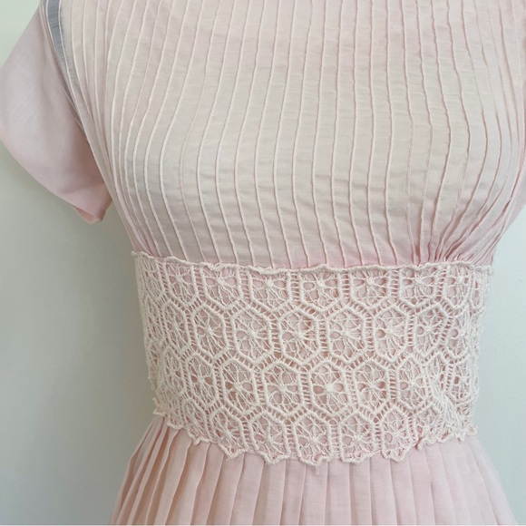 Vintage 60s Pink Party Dress - Picture 4 of 4